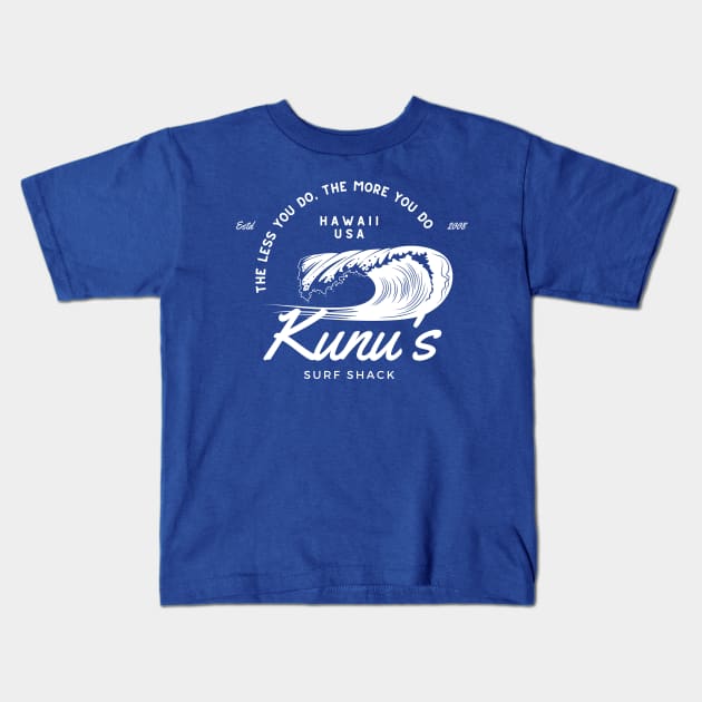 Kunu's Surf Shack Kids T-Shirt by Nostalgia*Stuff